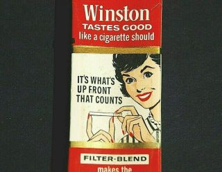 Winston Cigarettes Taste Good Like It Should United Air Lines Vintage 1950 