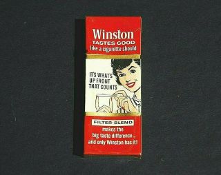 Winston Cigarettes Taste Good Like It Should United Air Lines Vintage 1950 ' s 2