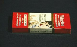 Winston Cigarettes Taste Good Like It Should United Air Lines Vintage 1950 ' s 3