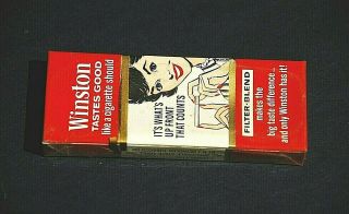 Winston Cigarettes Taste Good Like It Should United Air Lines Vintage 1950 ' s 4