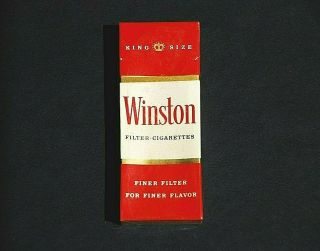 Winston Cigarettes Taste Good Like It Should United Air Lines Vintage 1950 ' s 6