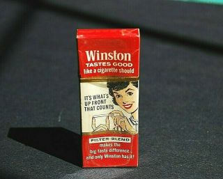 Winston Cigarettes Taste Good Like It Should United Air Lines Vintage 1950 ' s 8