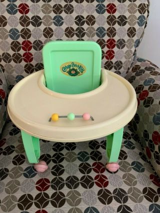 Vintage Coleco Cabbage Patch Kids 1986 Walker Play Chair Seat Roller