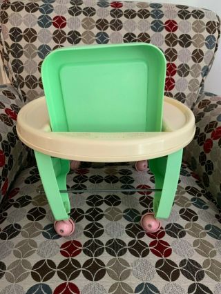 Vintage Coleco Cabbage Patch Kids 1986 Walker Play Chair Seat Roller 3