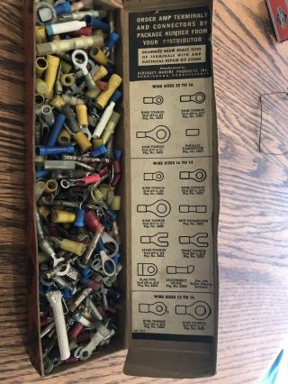 Vintage Electrical Wire Stripper Crimper Cutter Tool W/ Box Sears AMP INC 3