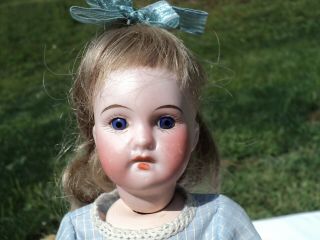Old Antique Vtg Bisque Porcelain Baby Doll German I 11/0 2
