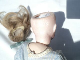 Old Antique Vtg Bisque Porcelain Baby Doll German I 11/0 5