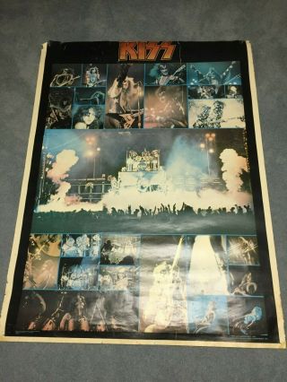 Kiss Jumbo Size Vintage Poster - Alive Era - 1976