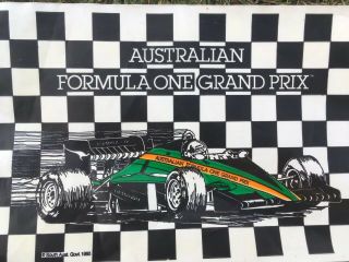 46 Vintage 1985 F1 Adelaide Grand Prix Marquee Flags Formula One Australia 3