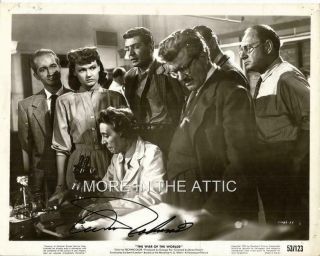 Anne Robinson Orig Vintage War Of The Worlds Autographed George Pal Sci Fi Still