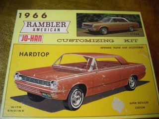 Jo - Han C - 1466:149 1/25 1966 Rambler American Ht Customizing Vintage Unbuilt