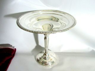 Vintage Oneida Ltd Silversmiths Sterling Compote Weighted Base