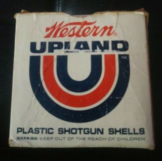 Vintage Empty Western Upland 20ga Shotgun Shell Box