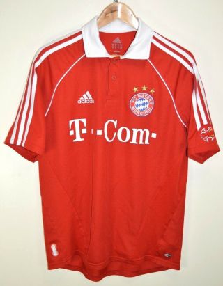 Bayern Munich Munchen Vintage Home Soccer Football Shirt Adidas Mens Small
