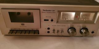 Vintage Technics Rs - M6 Stereo Cassette Tape Deck Player Matsushita Japan Vgc