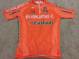 Moa Euskaltel Team Skoda Vintage Vintage Cycling Jersey Top Shirt Men 