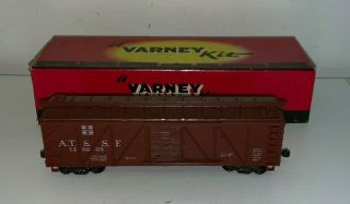 Vintage,  Varney Ho Scale Trains,  A.  T.  & S.  F.  Box Car,