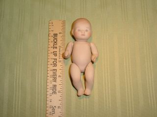 Vintage Grace S Putnam Bye - Lo Baby Doll Bisque.  5 Inch.  Very