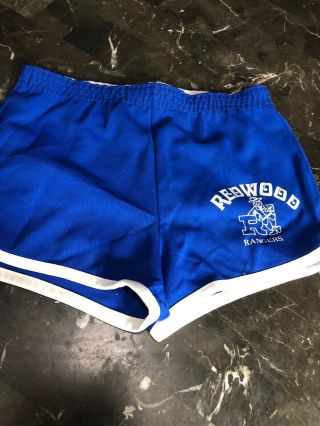 Vintage Redeood High School Blue Shorts Visalia California