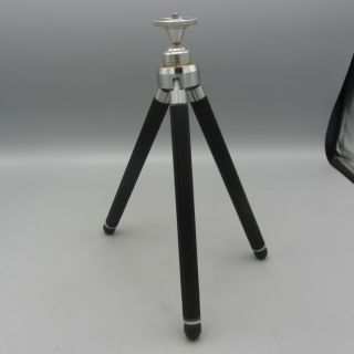 Vintage Ising Bergneustadt Tripod Germany - Telescoping Brass Legs Extend To 45 "