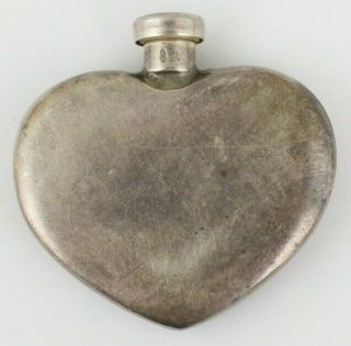Tiffany & Co.  Vintage Sterling Silver 925 Heart Shaped Perfume Bottle