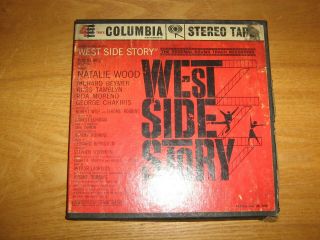 Vintage 4 Track Reel To Reel Tape West Side Story Soundtrack