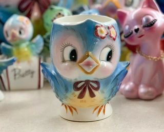 Vintage Geo Z.  Lefton Blue Bird Bluebird Mug Cup