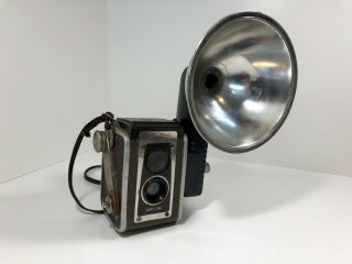 Vintage Kodak Duaflex Iv Camera Flash Kodet Lens Photography Kodalight