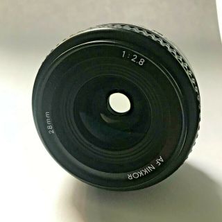 Vintage Nikon AF Nikkor 28mm f2.  8 Wide Angle Lens 3