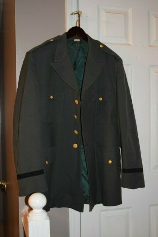 Vintage World War Ii Army Green Military Uniform Jacket Men 