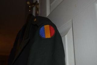 Vintage World War II Army Green Military Uniform Jacket Men ' s Size 46 L Long 4