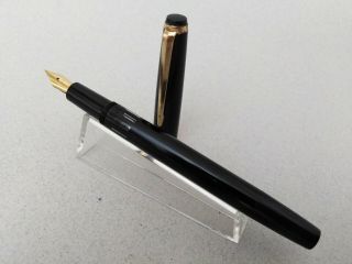 Vintage Rare Reform 4328 Black Fountain Pen Flex Ef 14k Nib
