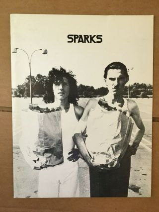 Sparks Vintage Press Kit Folder With Photo & Bio Island Records