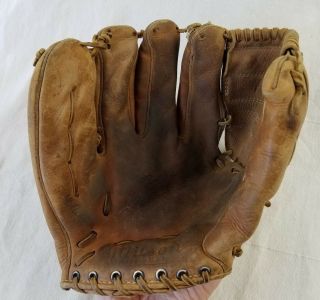 Vintage Wilson A222 Leather Baseball Glove Mitt Made In Usa Lht Pro Lefty