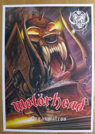 Motorhead Orgasmatron Vintage Poster