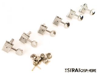 Vintage Style Tuners For Fender Stratocaster Strat Telecaster Tele Nickel