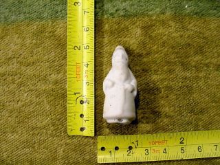 Excavated Vintage Snow Baby Santa Claus Dollhouse Size 1.  7 Inch Age 1900 A 10868
