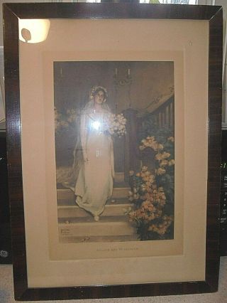 Vintage Bessie Peace Gutmann Print To Love And To Cherish Wedding