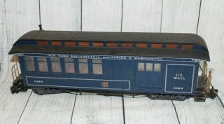 Bachmann Royal Blue Train No.  1063 Lighted U.  S.  Mail Car Vintage