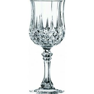 Vintage Crystal Wine Glass Heavy Sparkling Wedding Gift Kitchen Elegance Spirits