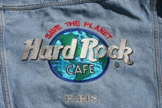 Paris France Hard Rock Cafe Denim Men 