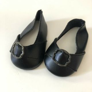 Pleasant Company American Girl Doll Black Shoes: Meet Felicity Buckle