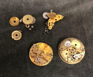 Vintage Zenith Watch Movement Dial and Case Watchmakers parts and Spares 3