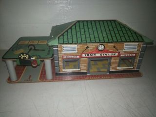 Vintage Keystone Talking Toy Train Station,  O Scale,  Railroad