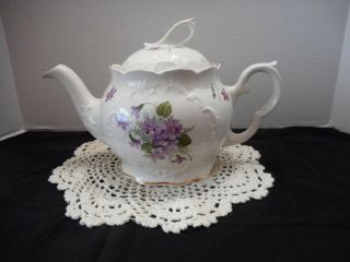 Vintage Crown Dorset Straffordshire England Fine Ceramics Tea Pot