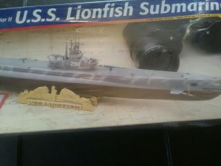 Revell 2005 Uss Lionfish Wwii Submarine 1:180/ 21 Inch Vintage 2005