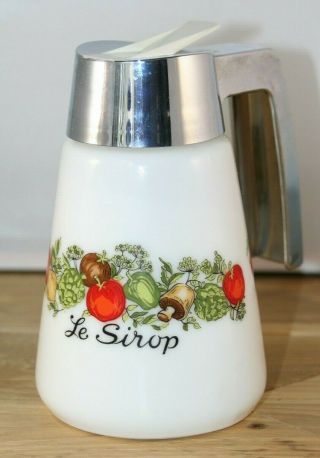 Vintage Gemco " Spice Of Life " Syrup Dispenser - Vgc