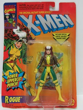 Vintage 90 ' s Marvel X - Men Mutant Heroes Rogue Toy Action Figure 2