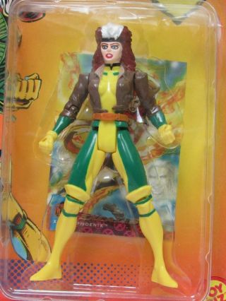 Vintage 90 ' s Marvel X - Men Mutant Heroes Rogue Toy Action Figure 3