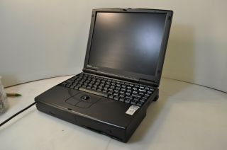 Vintage Dell Latitude Xpi P100sd Laptop Model No: Pps - Boots To Bios W/ Psu -